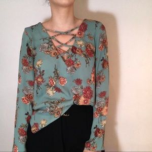 Forever 21 floral top